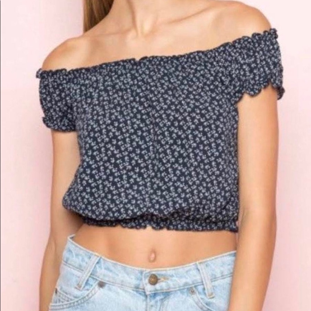 brandt melville off the shoulder top!